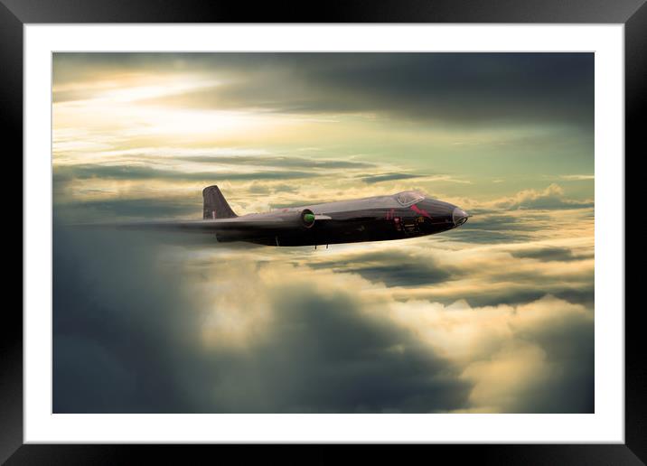 Canberra Return To Flight Framed Mounted Print by J Biggadike