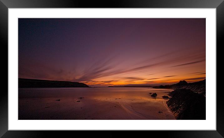Angle Beach Framed Mounted Print by Mark Robson