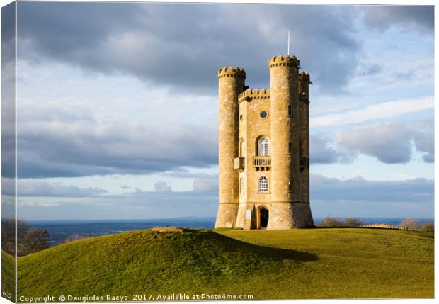 Broadway Tower Canvas Print by Daugirdas Racys