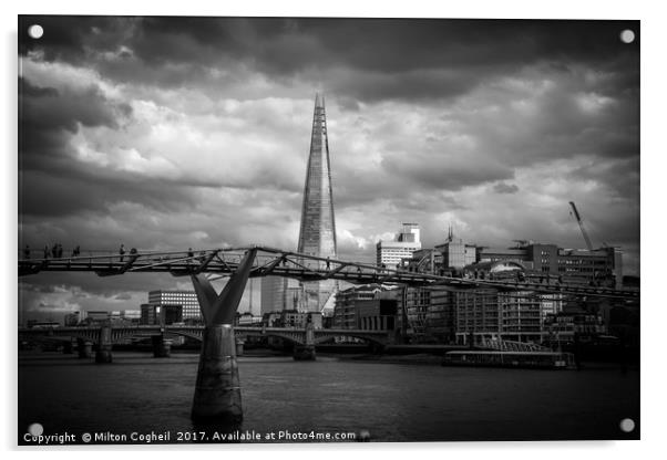 London Point Acrylic by Milton Cogheil