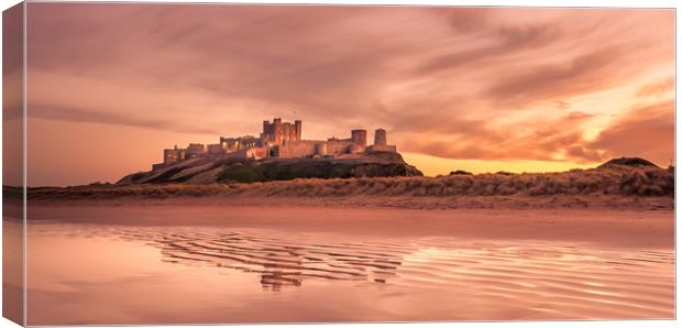 Bamburgh Beauty......... Canvas Print by Naylor's Photography
