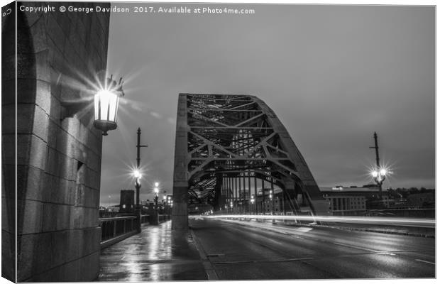 Tyne Bridge 01 Canvas Print by George Davidson