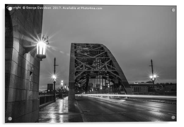 Tyne Bridge 01 Acrylic by George Davidson