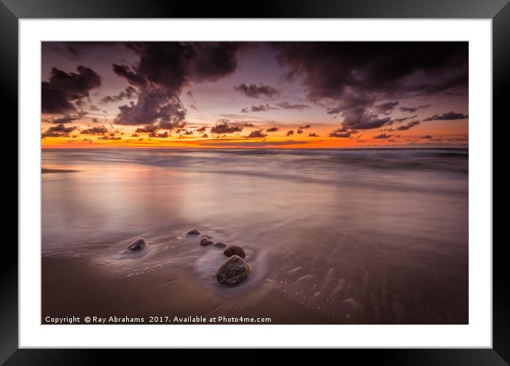 After Sunset Framed Mounted Print by Ray Abrahams