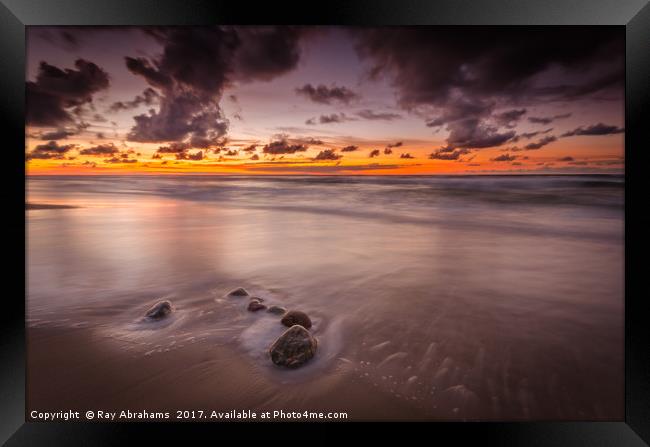 After Sunset Framed Print by Ray Abrahams