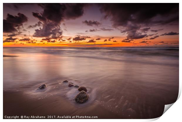 After Sunset Print by Ray Abrahams