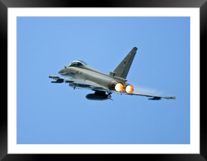 Eurofighter Framed Mounted Print by bryan hynd