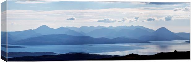 Isle of Skye Panorama Canvas Print by Derek Beattie
