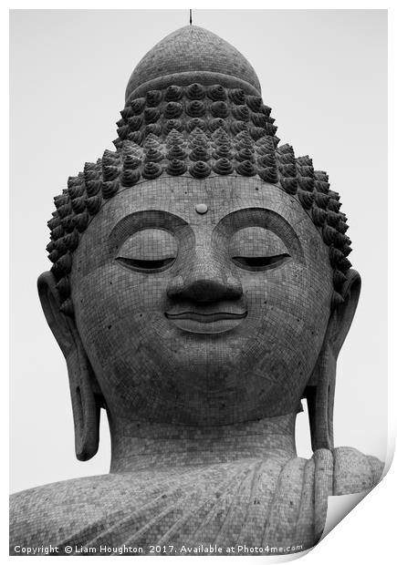 Big buddha Print by Liam Houghton
