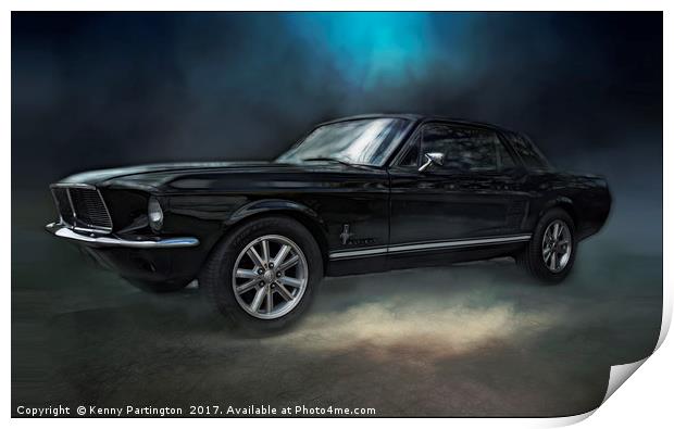 69 Shelby Mustang Print by Kenny Partington