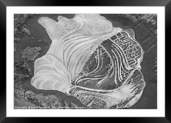 Mask, Goblin Valley, Utah, USA Framed Mounted Print by David Roossien