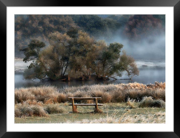 A Touch of Frost ...........and mist Framed Mounted Print by Bett Atherton