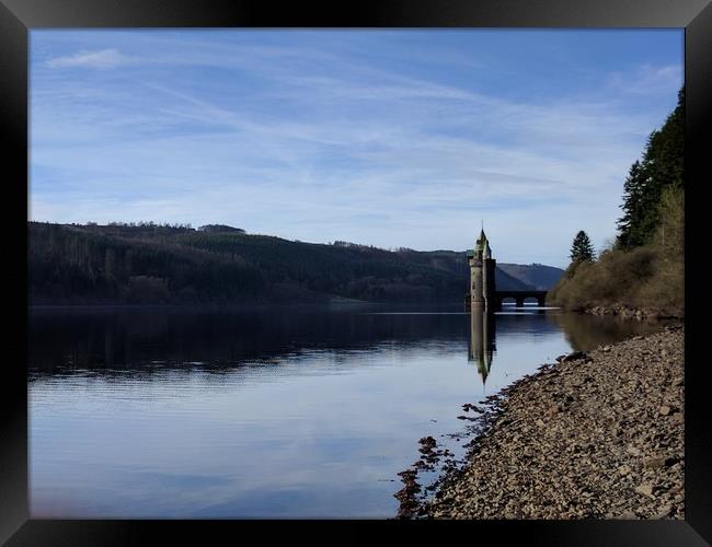 Lake Vyrnwy Framed Print by neal frost