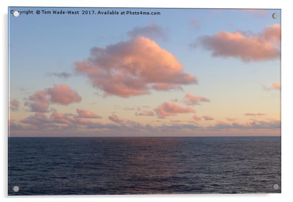 North Atlantic Clouds at Sunset Acrylic by Tom Wade-West