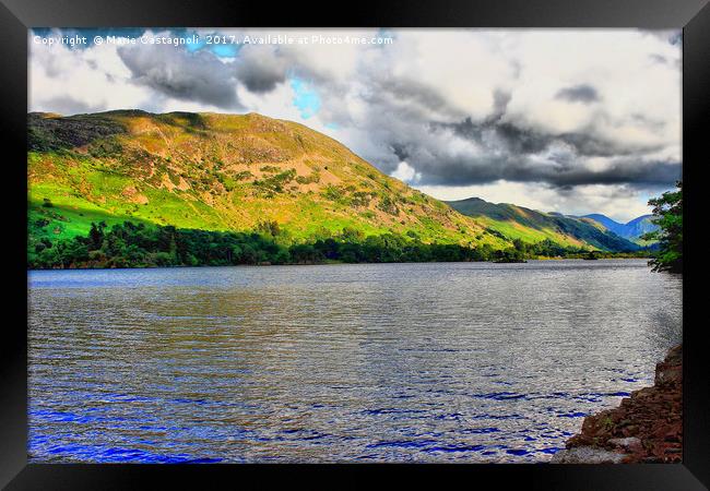Ullswater tranquility Framed Print by Marie Castagnoli