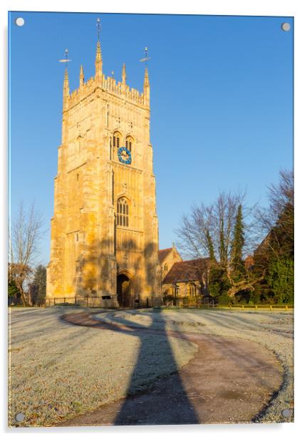 Evesham Bell Tower Acrylic by Daugirdas Racys