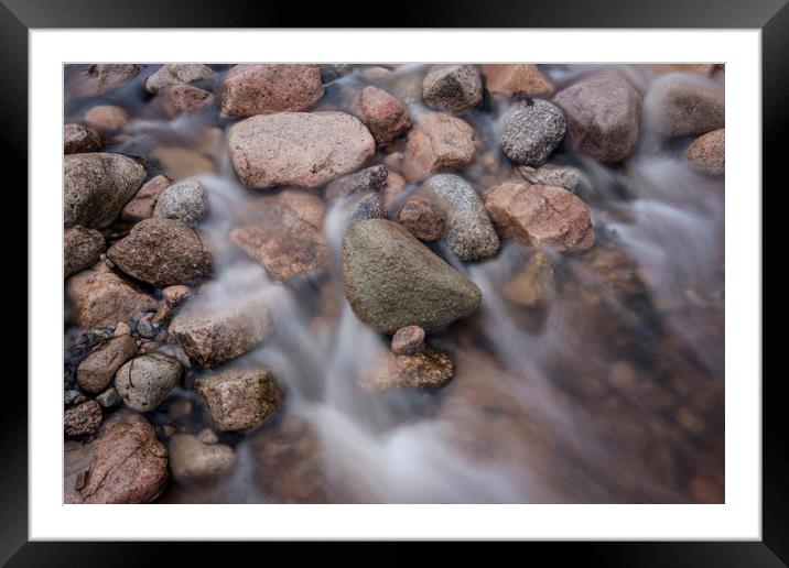 A Peaceful Sound Framed Mounted Print by Roxane Bay
