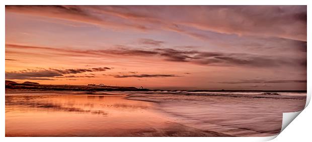 Red Sky at Night Sailors Delight Print by Naylor's Photography