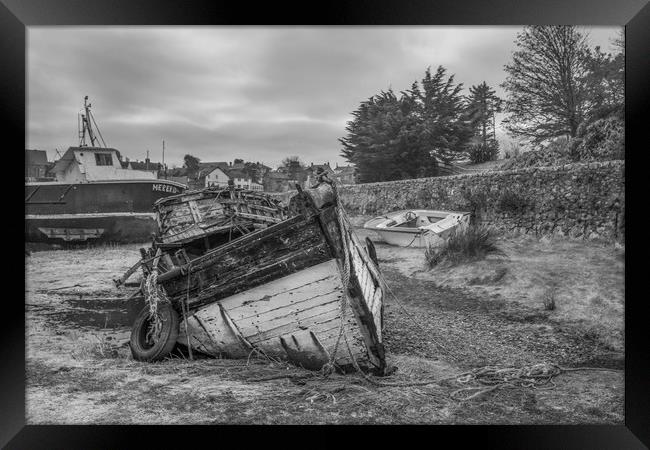 Abersoch Harbour  Framed Print by Chris Evans