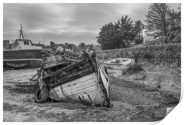 Abersoch Harbour  Print by Chris Evans