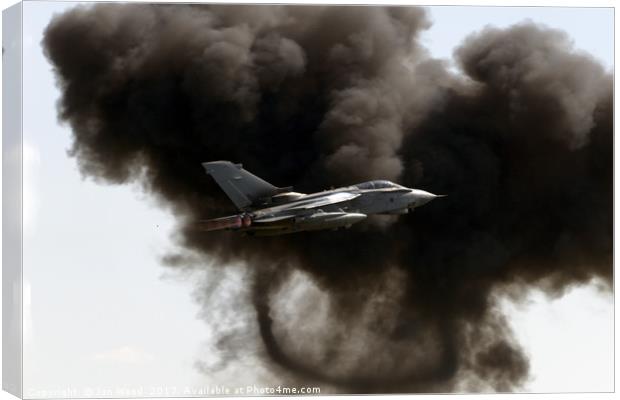 RAF Tornado Mock Bombing Run . Canvas Print by Jon Wood