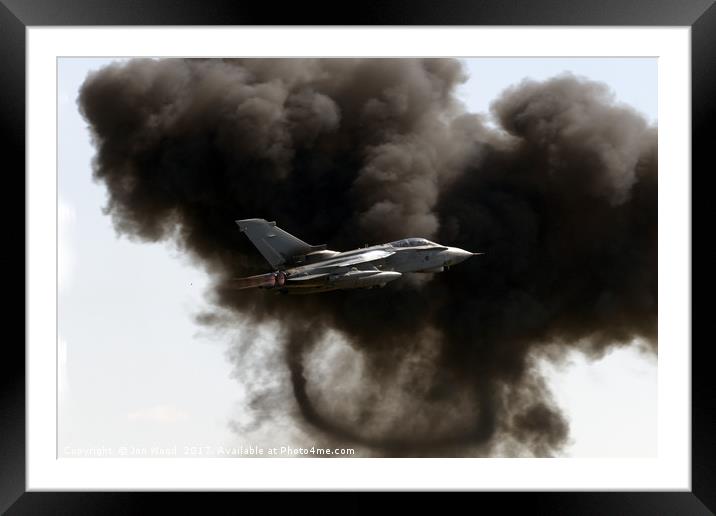 RAF Tornado Mock Bombing Run . Framed Mounted Print by Jon Wood