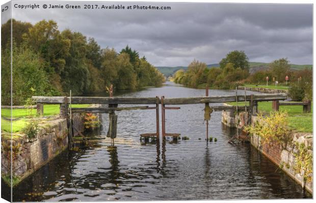The Old Lock Canvas Print by Jamie Green