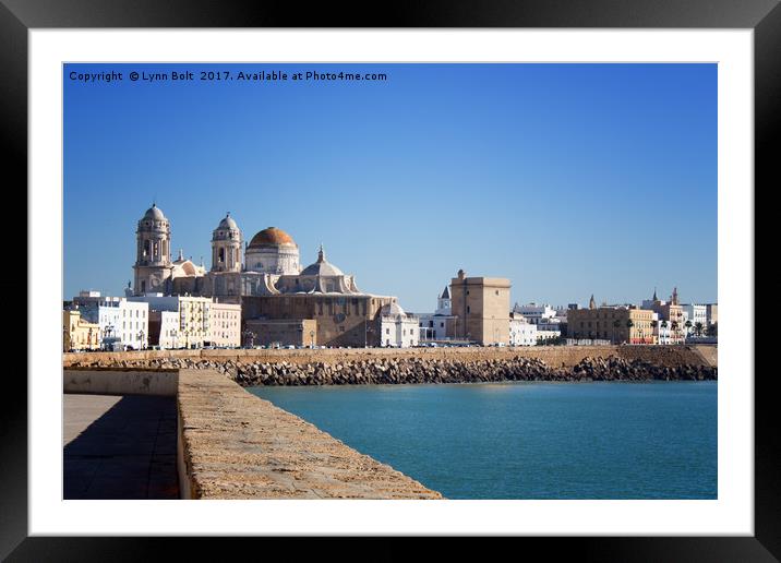 Cadiz Cathedral Andalusia  Framed Mounted Print by Lynn Bolt