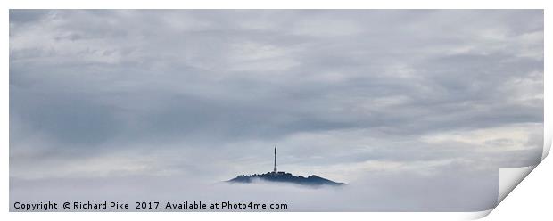 Island in the Sky Print by Richard Pike