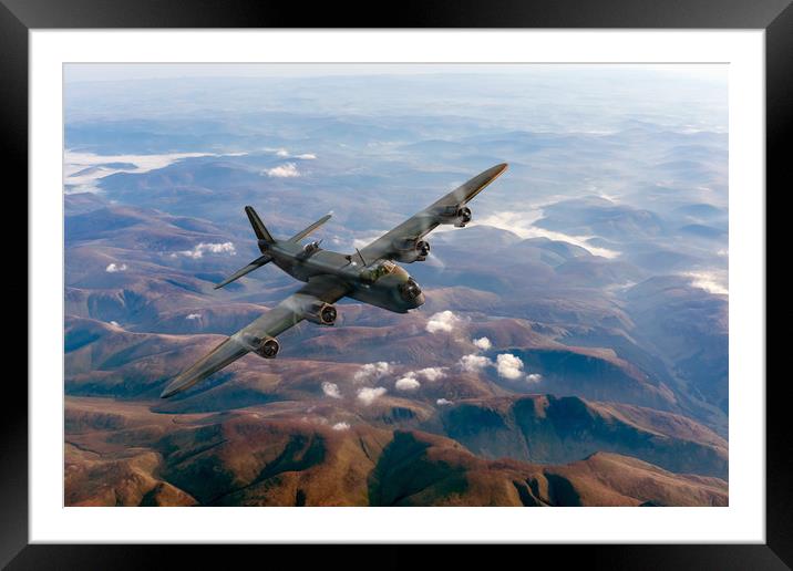 Short Stirling air test Framed Mounted Print by Gary Eason