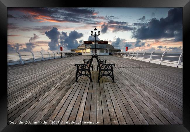 Cromer Pier Framed Print by Julian Mitchell