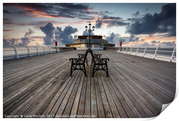 Cromer Pier Print by Julian Mitchell