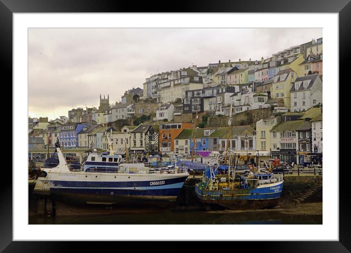 Brixham Harbour  Framed Mounted Print by Tony Murtagh