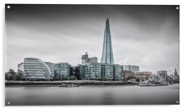The Shard London Acrylic by Ian Hufton