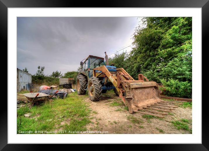 Ford Loader  Framed Mounted Print by Rob Hawkins