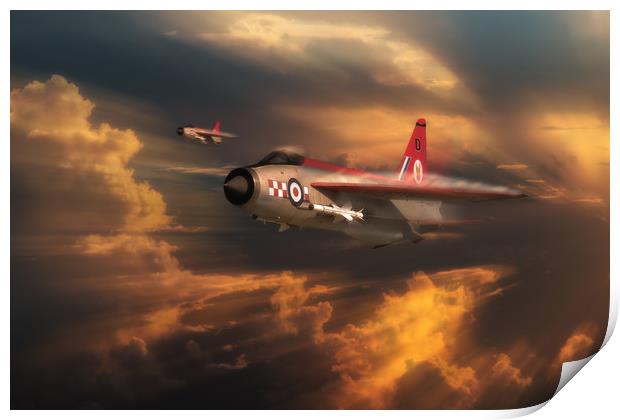 The Firebirds Print by J Biggadike