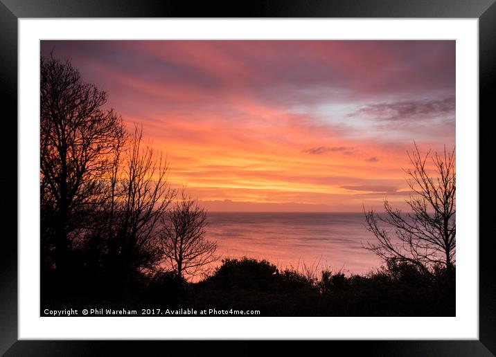 Sunrise over St Marys Framed Mounted Print by Phil Wareham