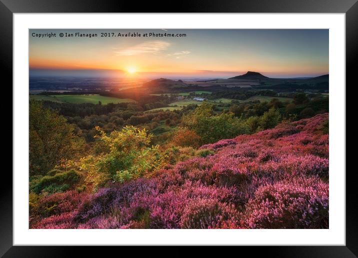 Roseberry Topping Framed Mounted Print by Ian Flanagan