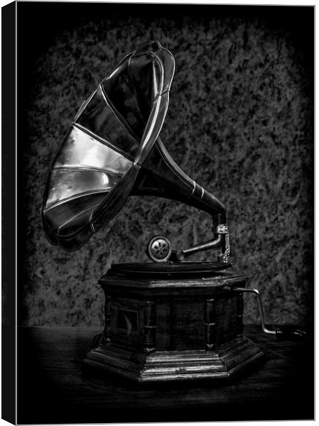 The Old Gramophone Canvas Print by Jonathan Thirkell