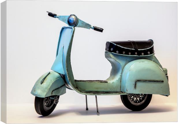 Model Moped Canvas Print by Jonathan Thirkell