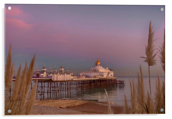 Eastbourne Pier at Sunset Acrylic by Phil Clements