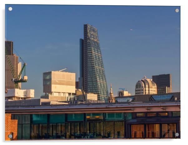 London Skyline                 Acrylic by Victor Burnside