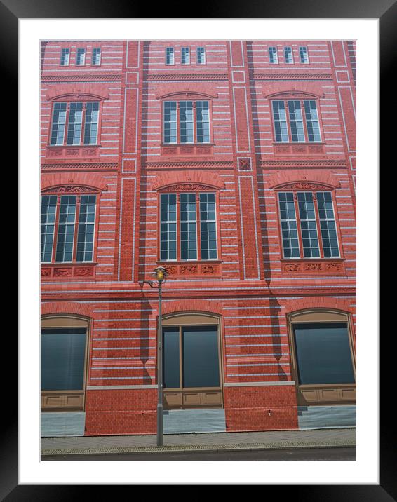 Building Cover, Berlin, Germany Framed Mounted Print by Mark Llewellyn