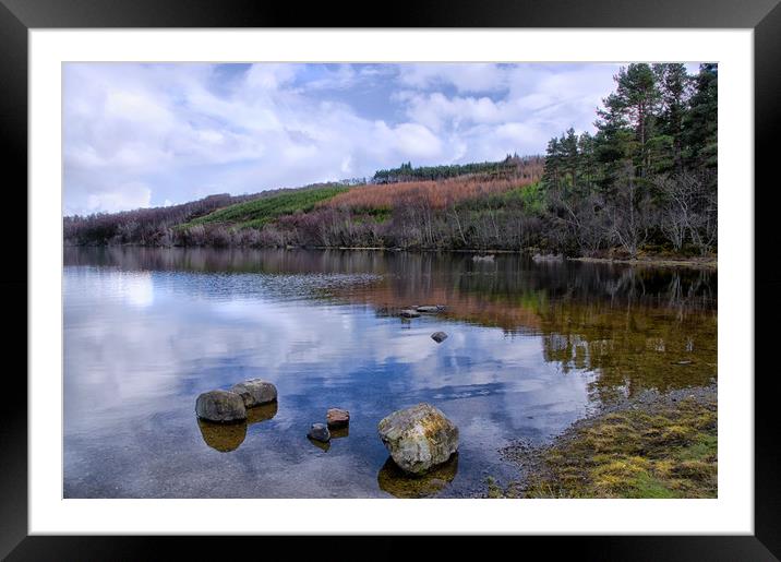 Loch Achilty Inverness Framed Mounted Print by Jacqi Elmslie