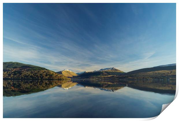 Looking out over Loch Fyne Print by Rich Fotografi 
