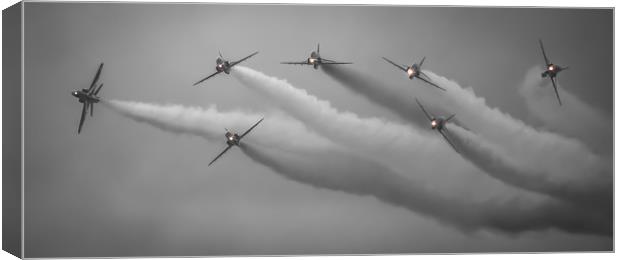 Red Arrows Perfection Canvas Print by Gareth Burge Photography