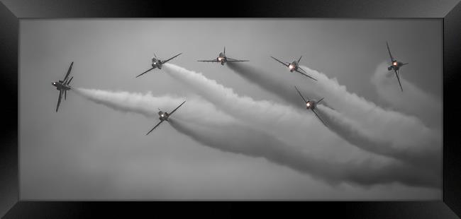Red Arrows Perfection Framed Print by Gareth Burge Photography