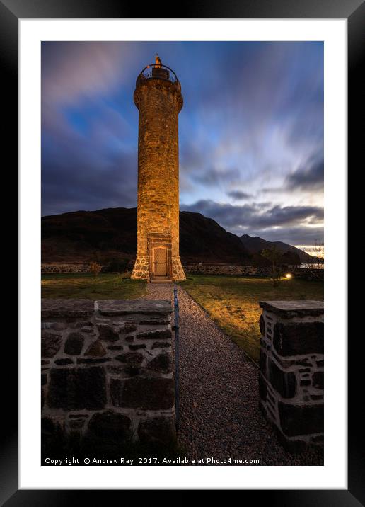 Glenfinnan Monument Framed Mounted Print by Andrew Ray