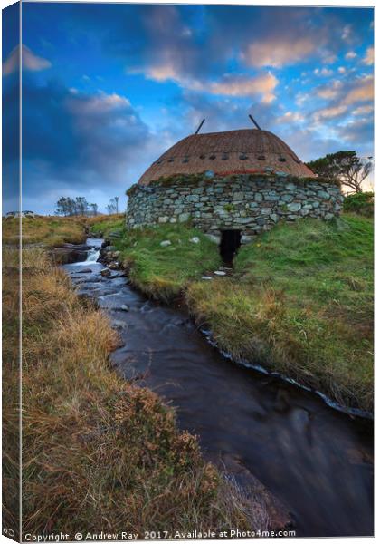 Norse Mill (Isle of Lewis)  Canvas Print by Andrew Ray