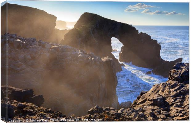 Stac a' Phris (Isle of Lewis) Canvas Print by Andrew Ray